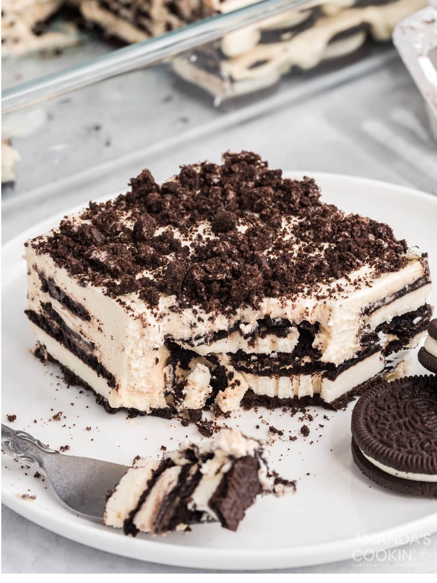 How to Make Oreo Icebox Cake - Amanda