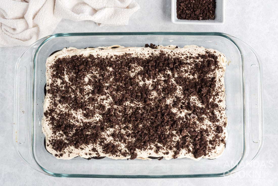 Oreo Icebox Cake Amanda's Cookin' No Bake Desserts