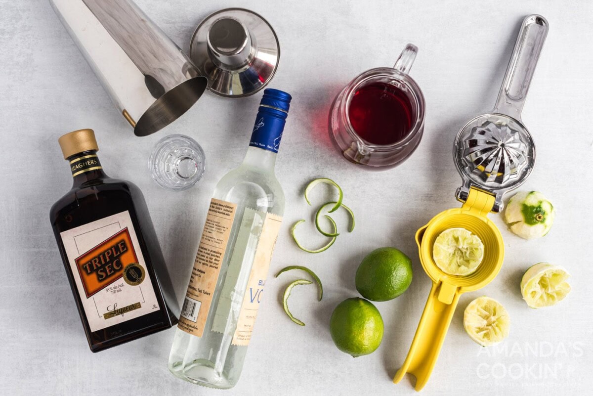 ingredients to make a cosmo