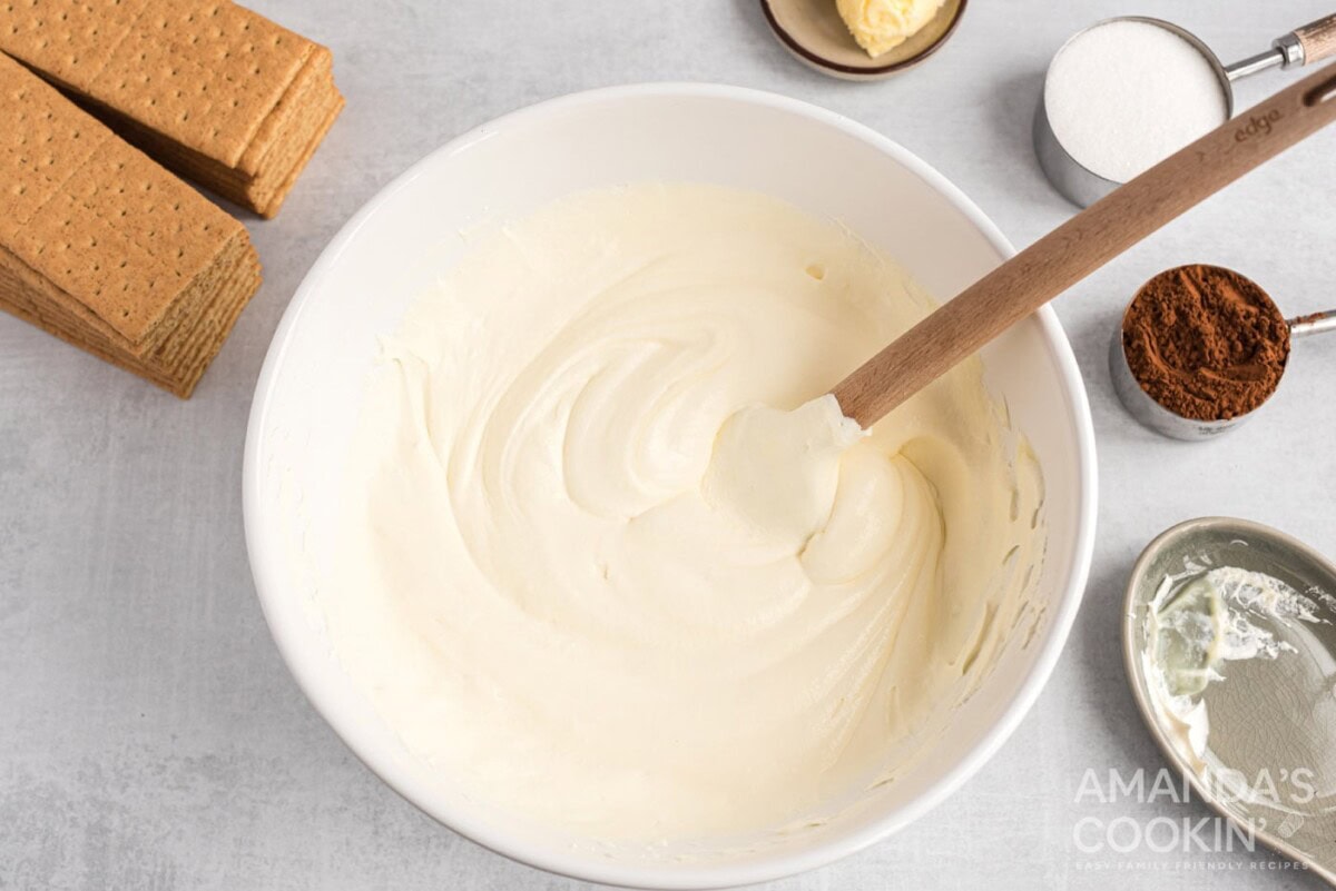 pudding mixed with whipped topping