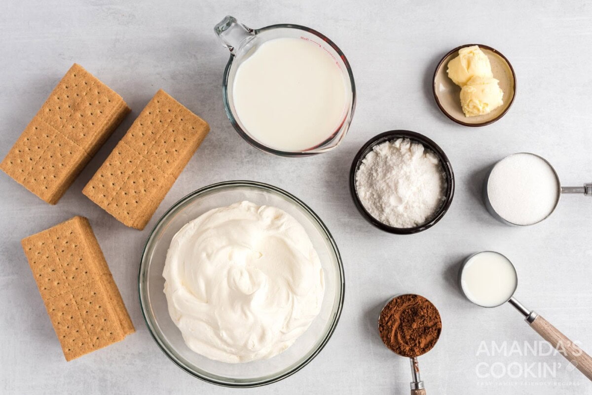 ingredients needed to make eclair cake