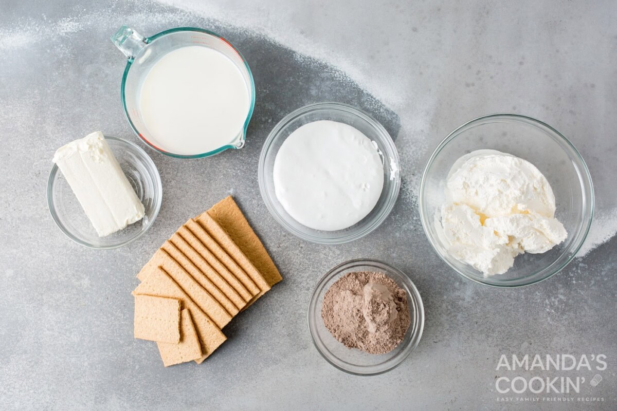 ingredients for frozen smores