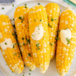 grilled corn on the cob with butter