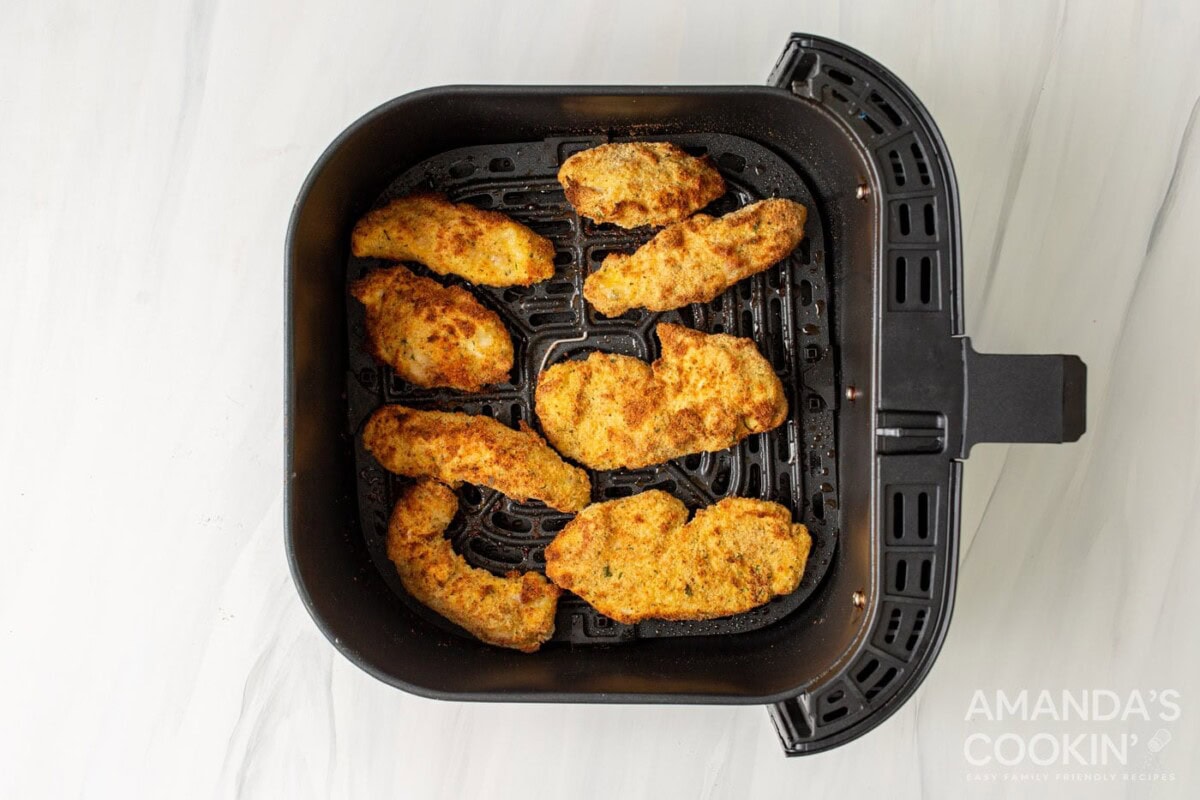 breaded chicken tenders in air fryer