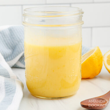 jar of lemon curd