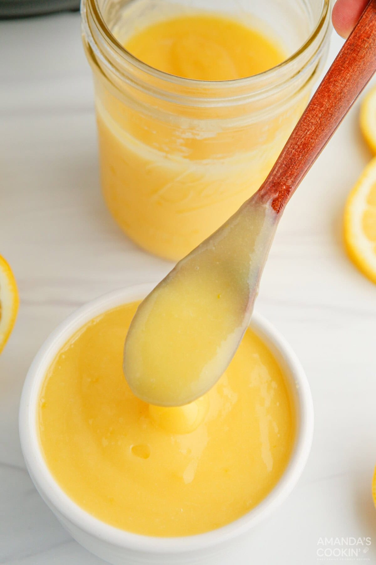 spoonful of lemon curd