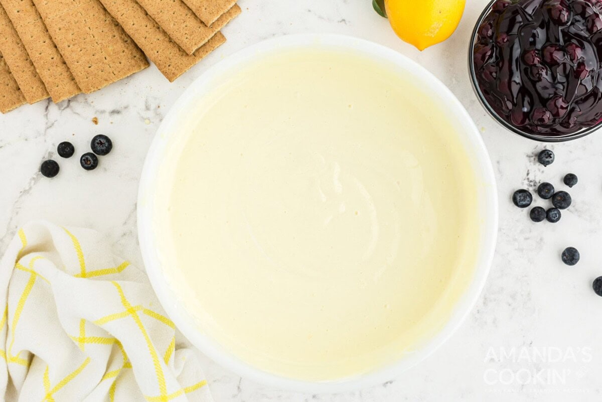 pudding mixture in a bowl