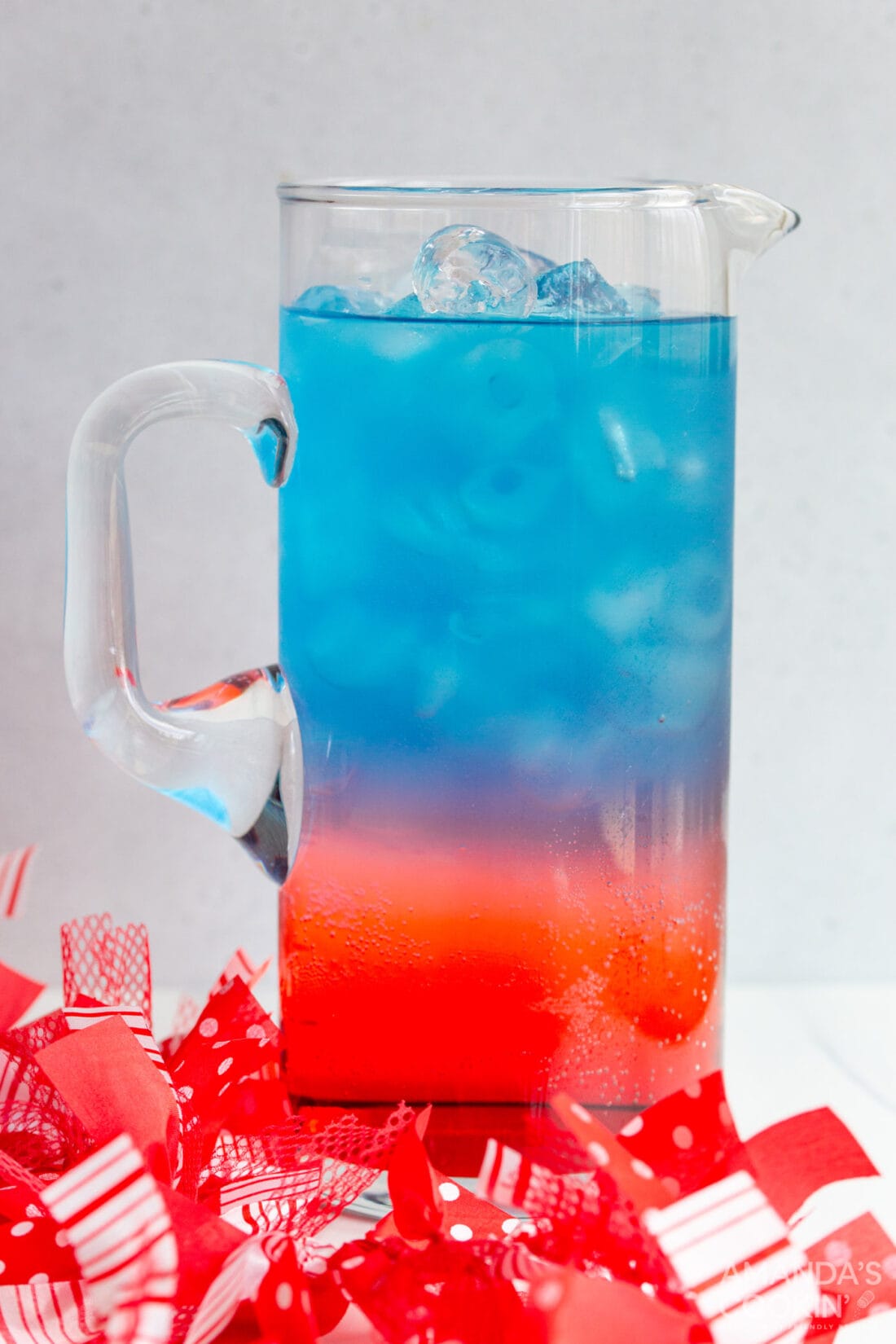 pitcher of patriotic punch