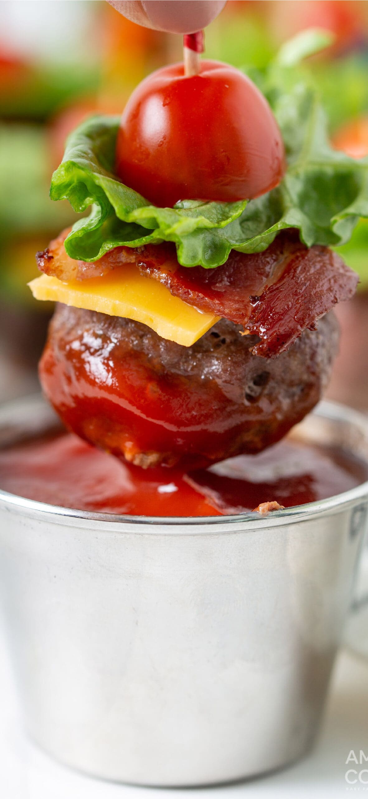 Bacon Cheeseburger Meatballs Amanda's Cookin'