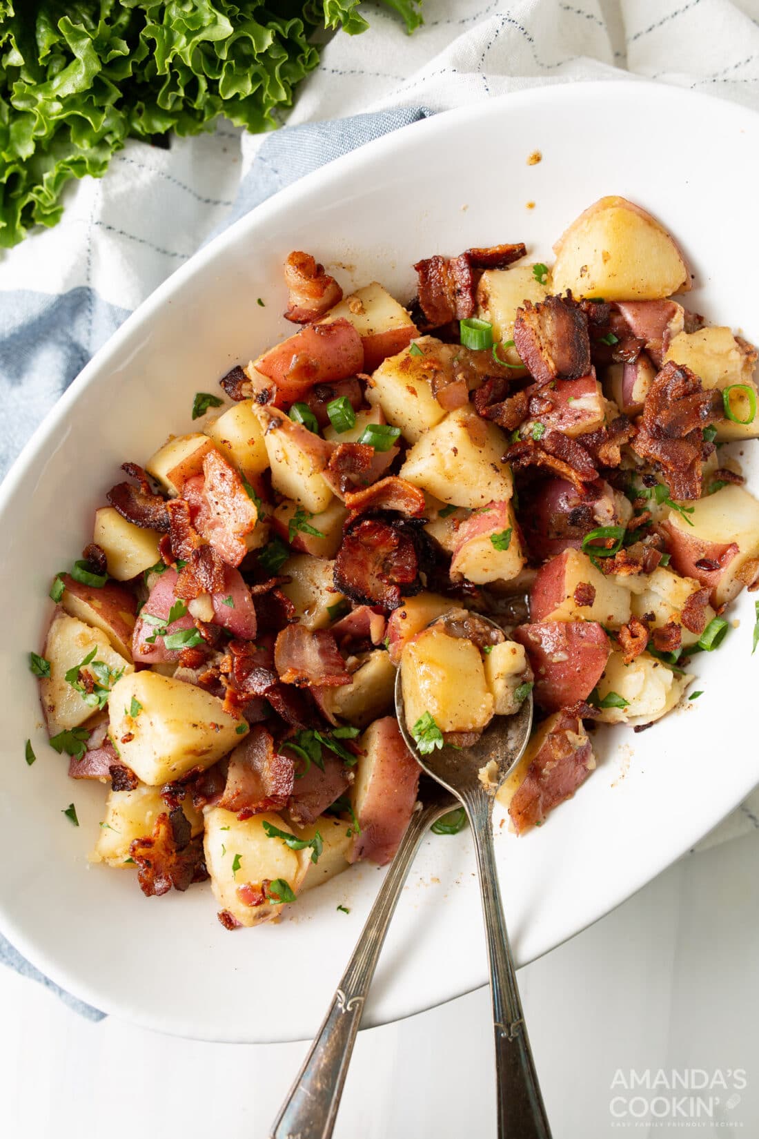 platter of German Potato Salad