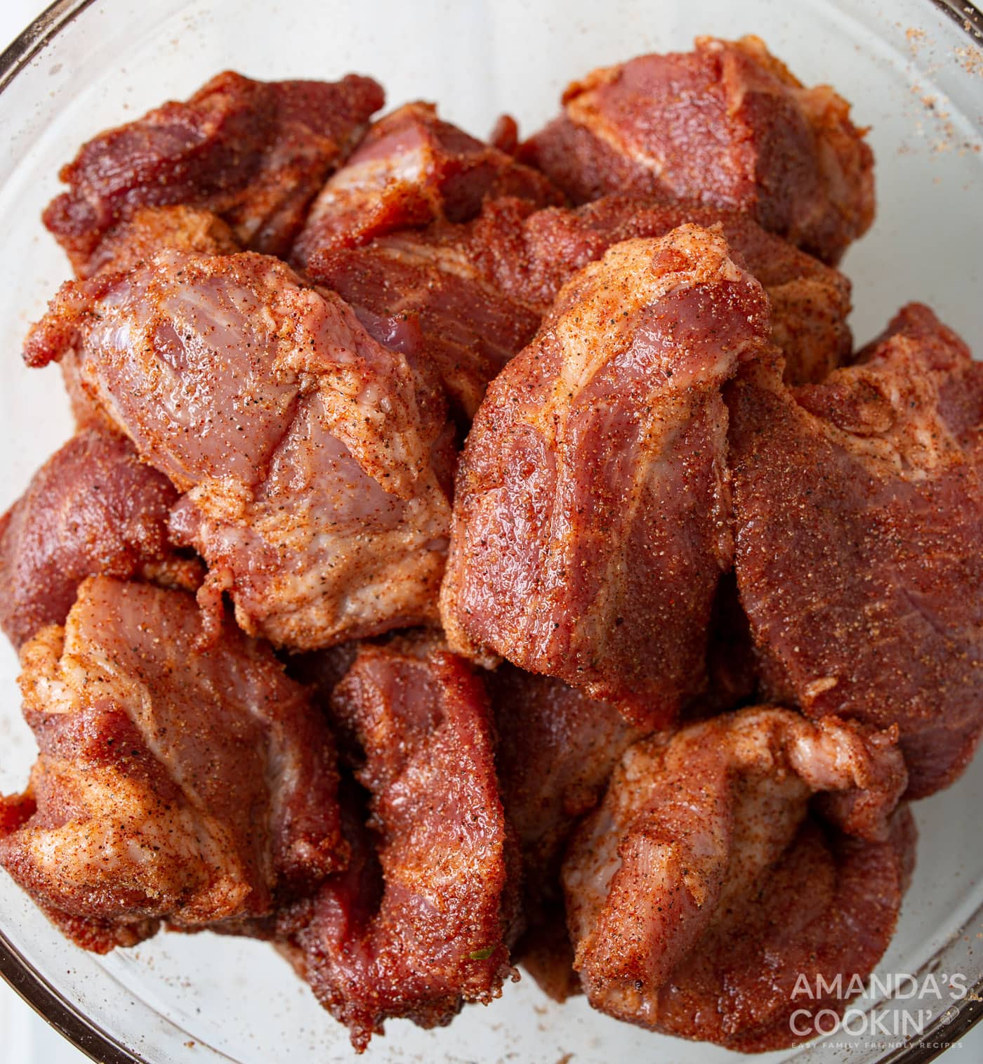 pork shoulder with seasoning