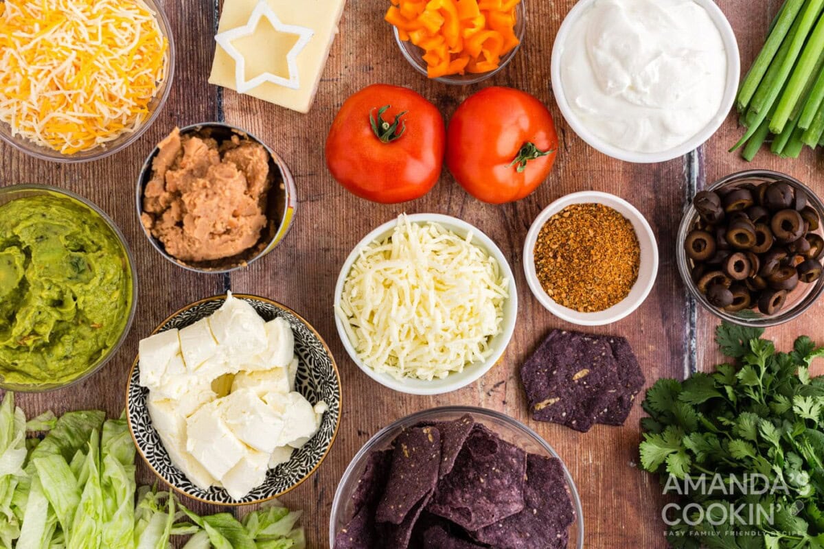 ingredients taco salad flag