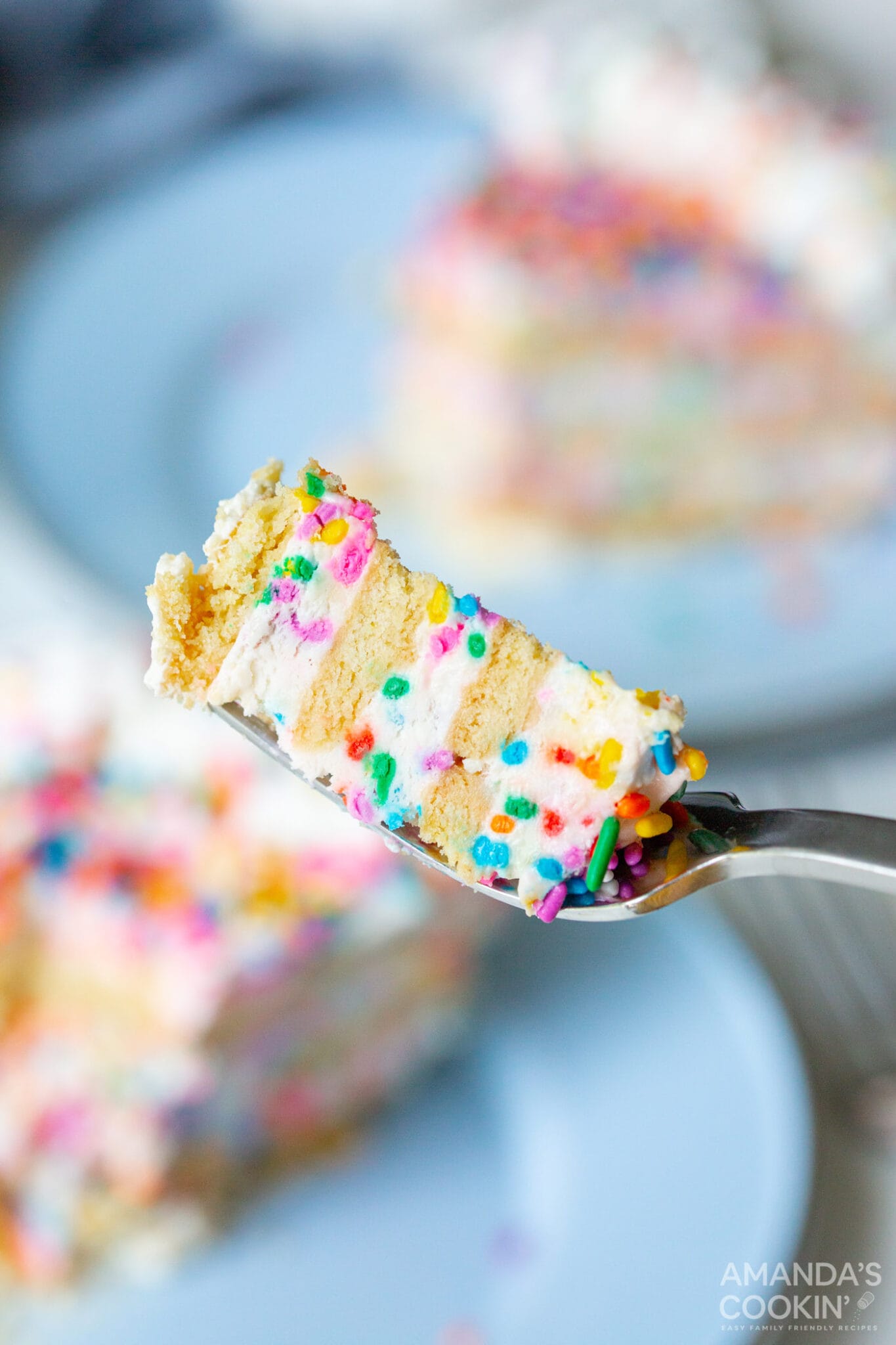 Funfetti Icebox Cake Amanda's Cookin' No Bake Desserts