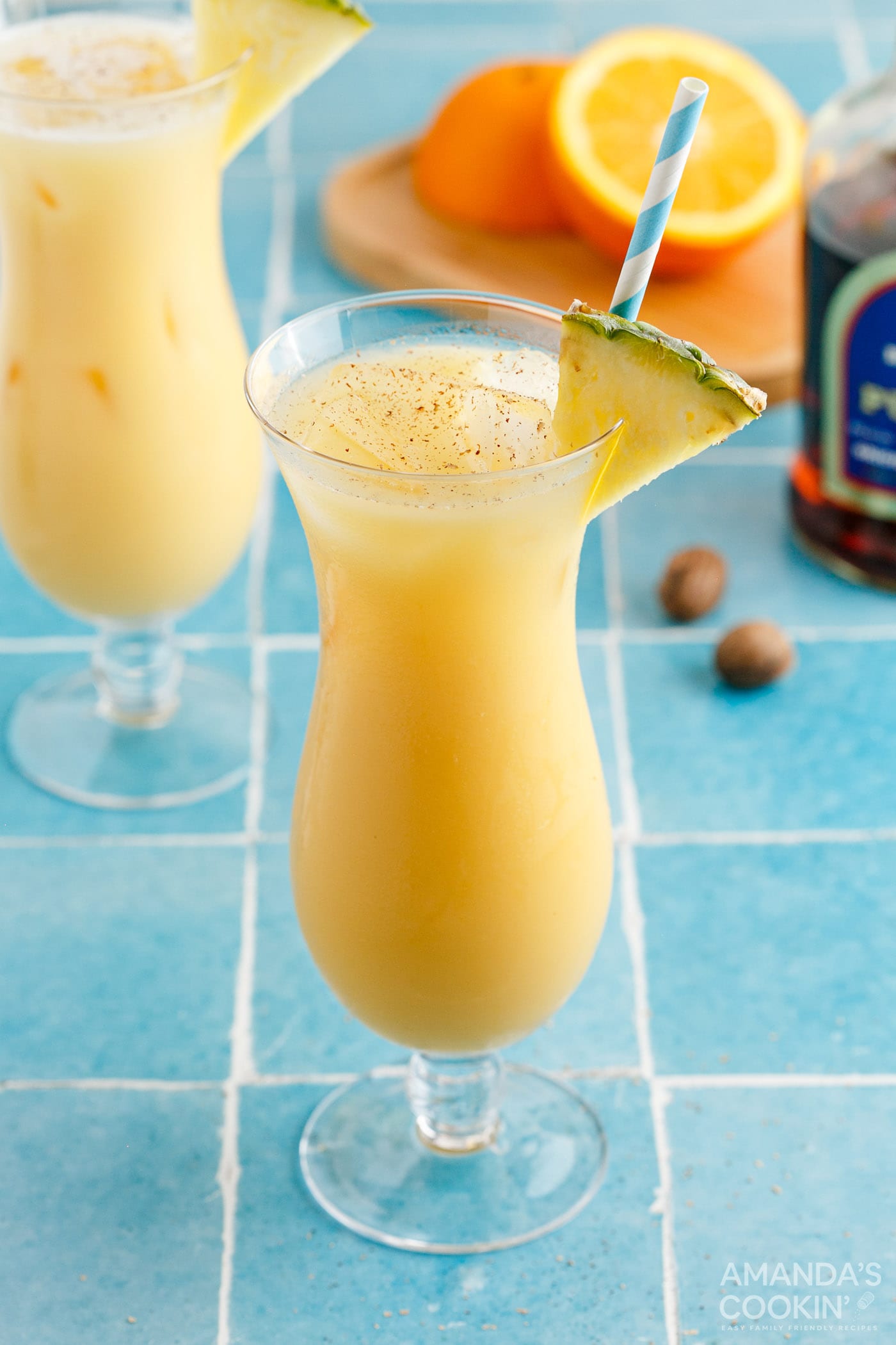 Painkiller Cocktail Amanda's Cookin' Cocktails