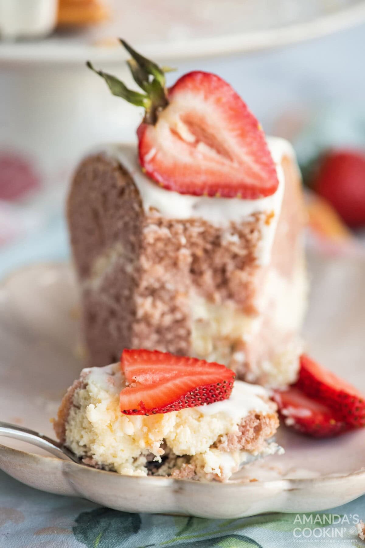 fork of bundt cake
