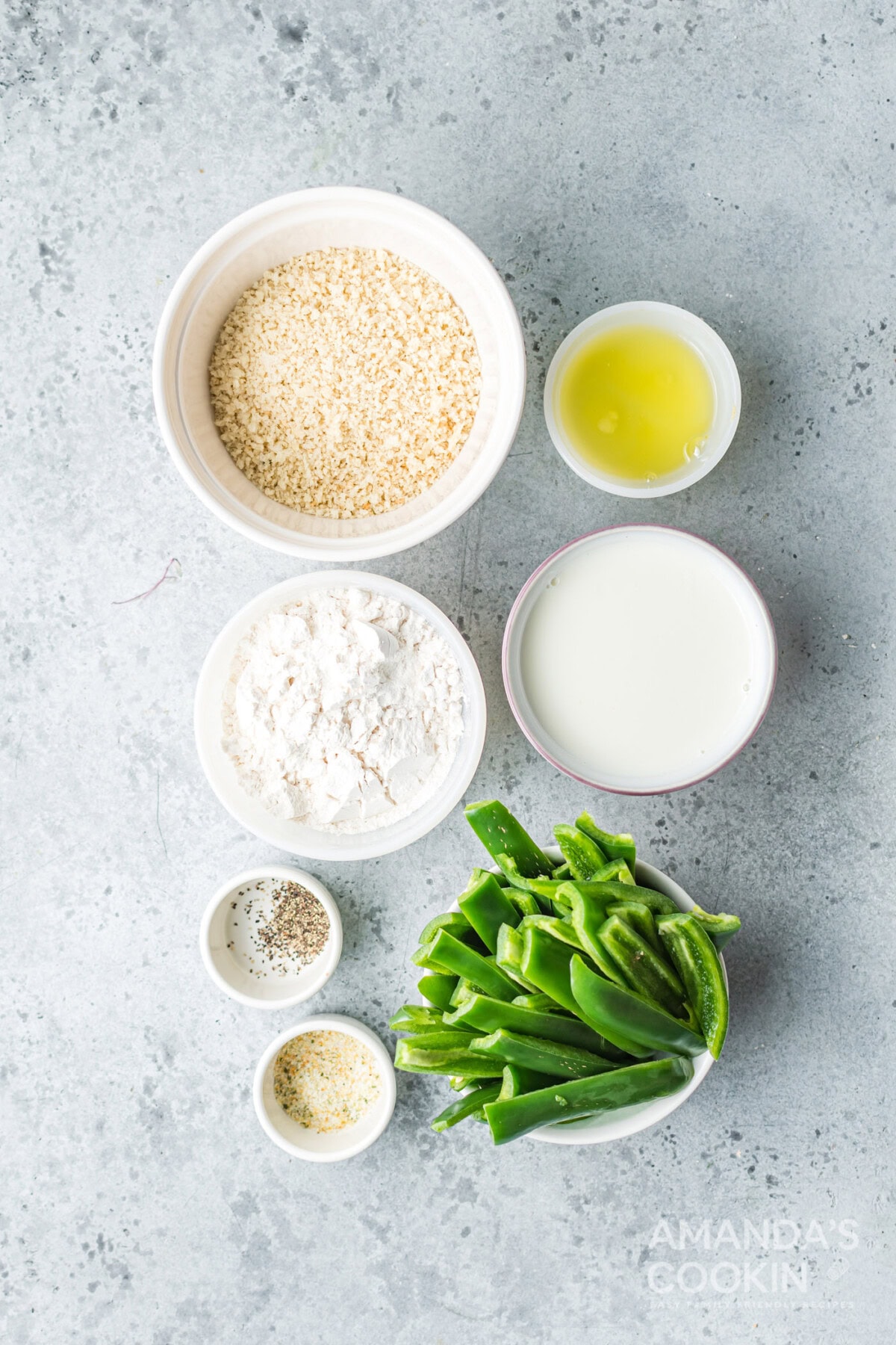 ingredients for Air Fryer Jalapeno Fries