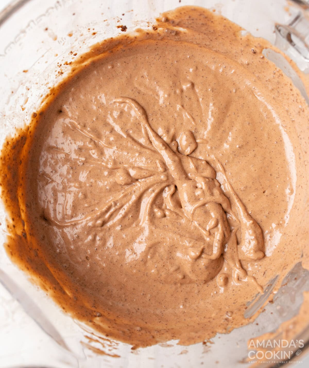 chocolate pudding mixture in bowl