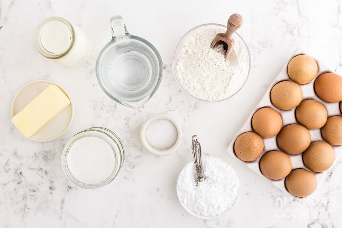 Cream Puff ingredients