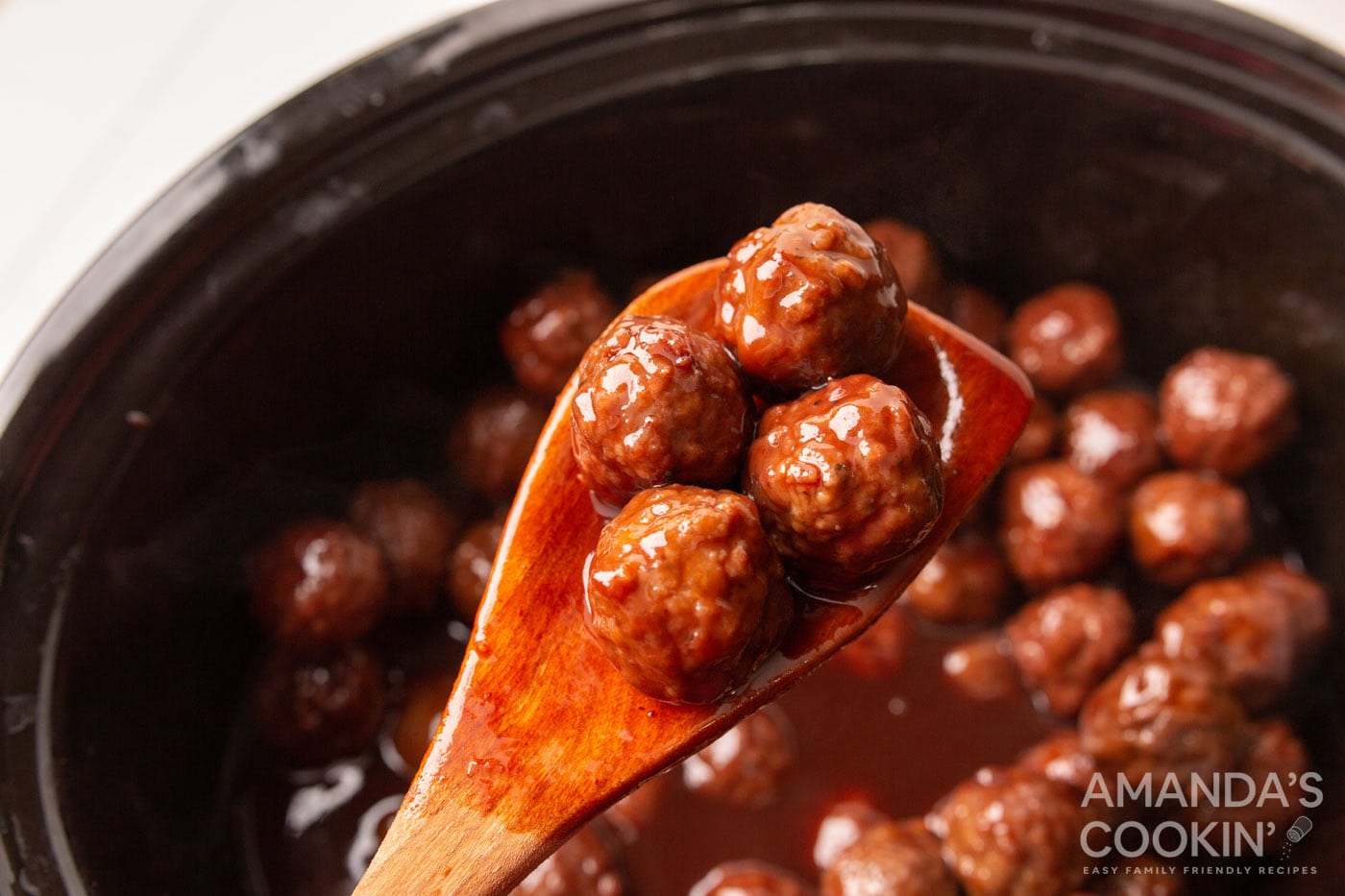 The sweet and spicy combination of these grape jelly meatballs tickles your tastebuds, encouraging y