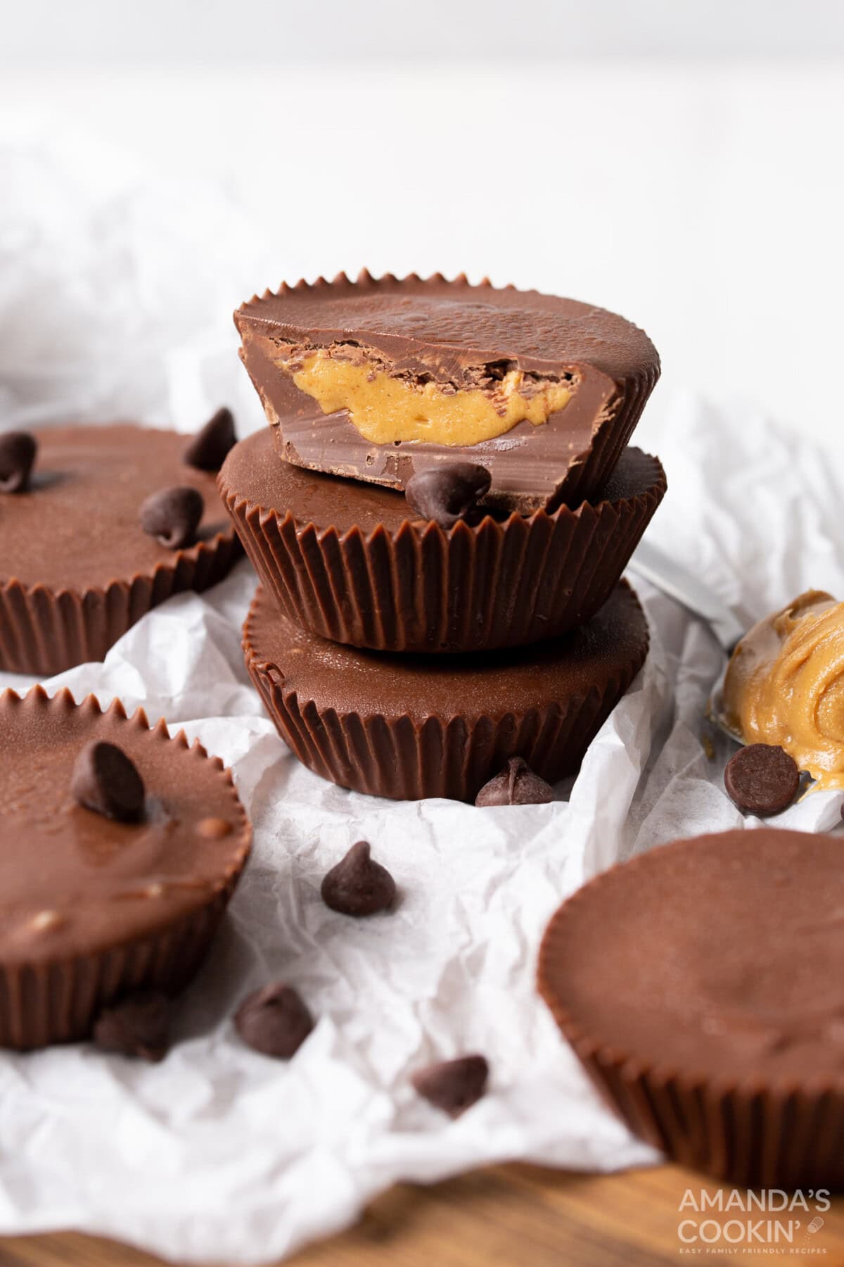 Peanut Butter Cups stacked together