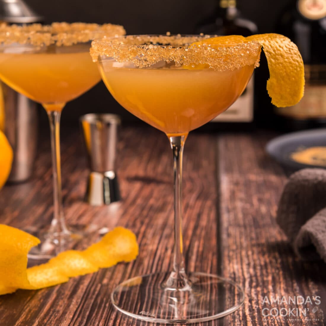 Sidecar Cocktail Amanda's Cookin' Cocktails