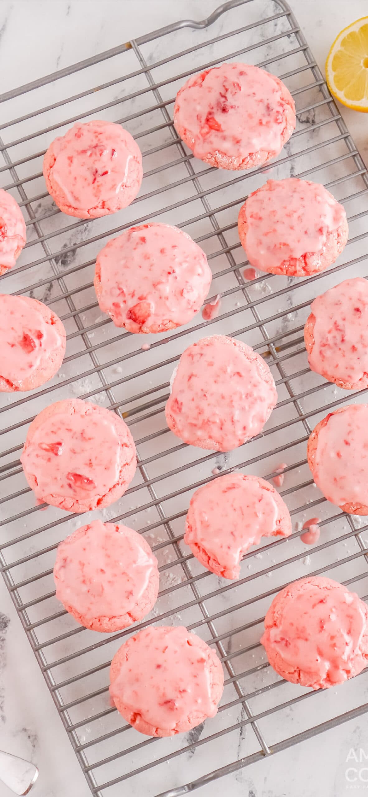 Strawberry Cake Mix Cookies Amandas Cookin Cookies Brownies And Bars 3742