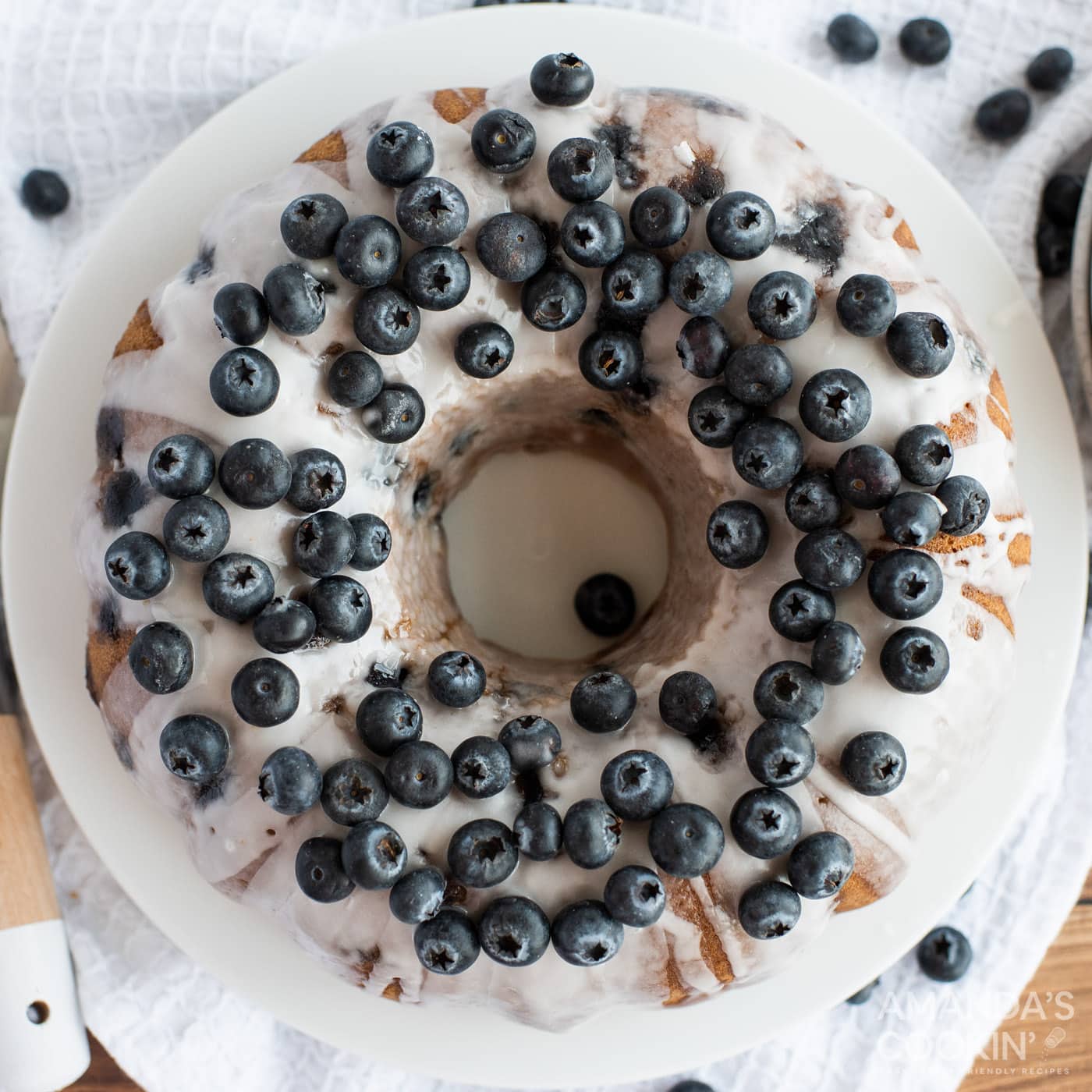 Blueberry Pancake Bundt Cake Recipe • The Fresh Cooky