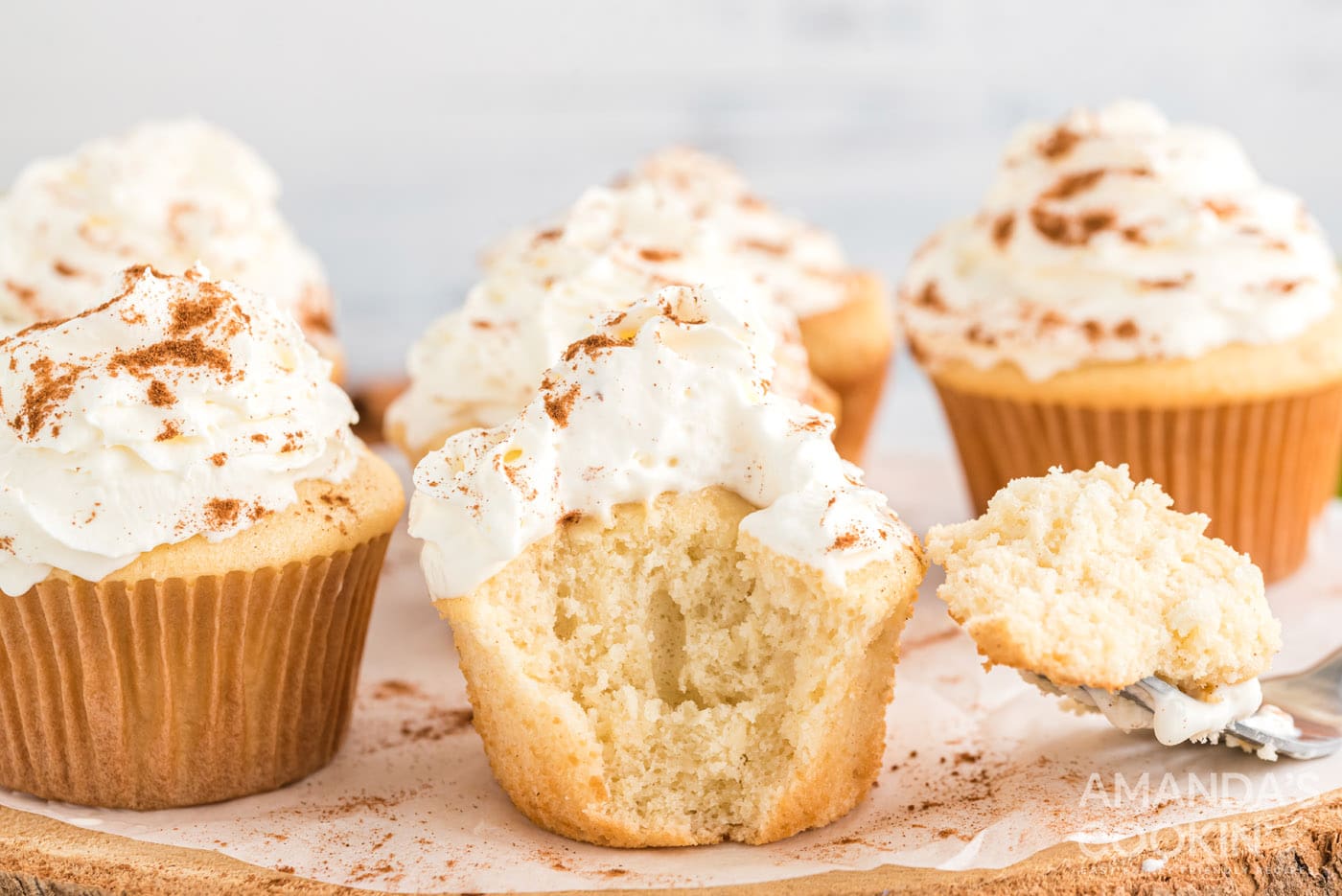 Make a batch of easy apple pie cupcakes in under 30 minutes using pantry staple ingredients!