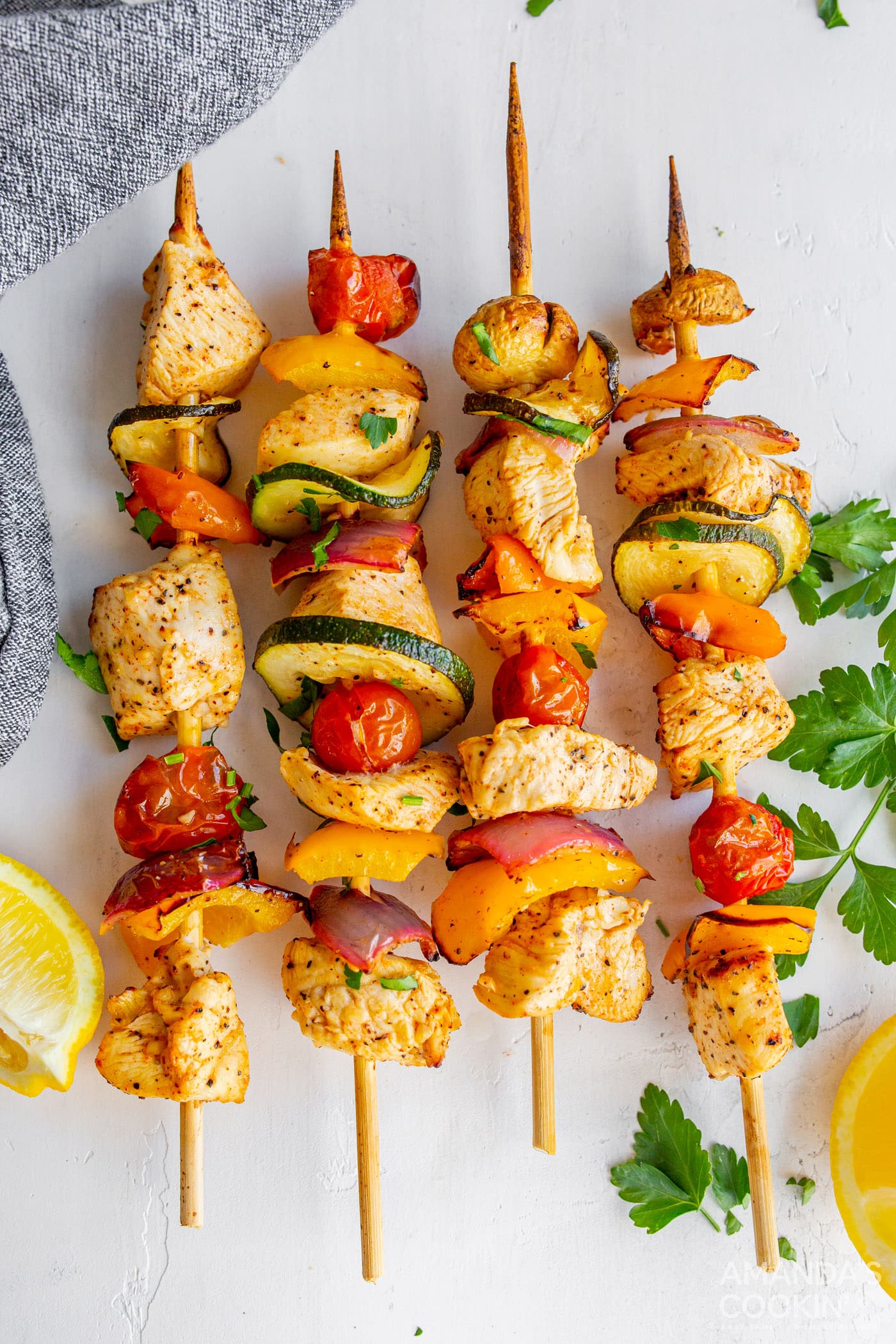 Air Fryer Chicken Kabobs Amandas Cookin Air Fryer Recipes 2437