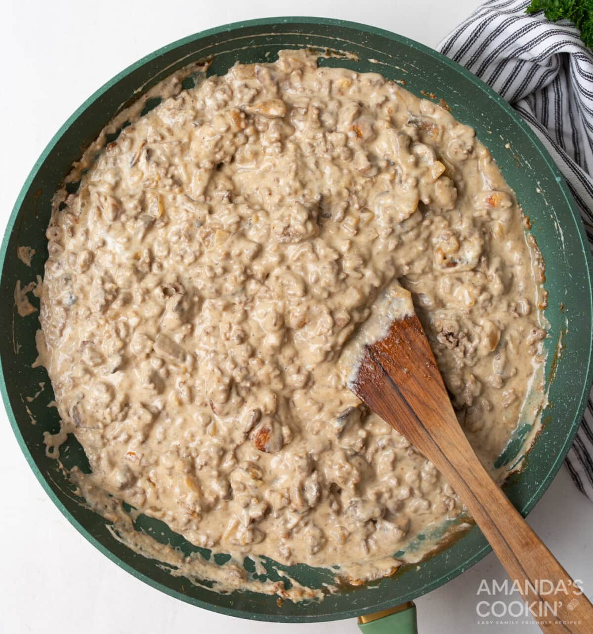 stroganoff in a skillet