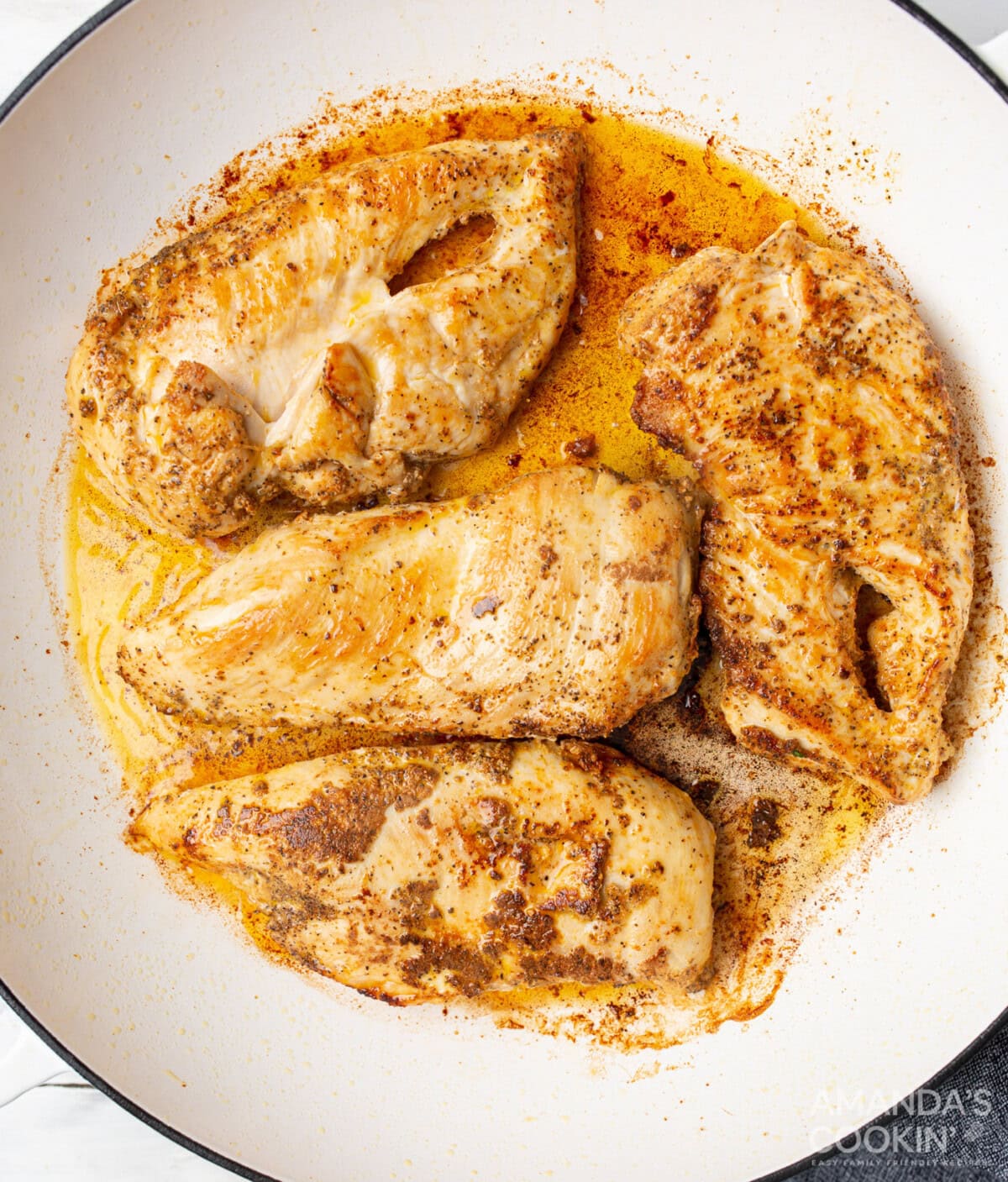 seasoned chicken in a bowl