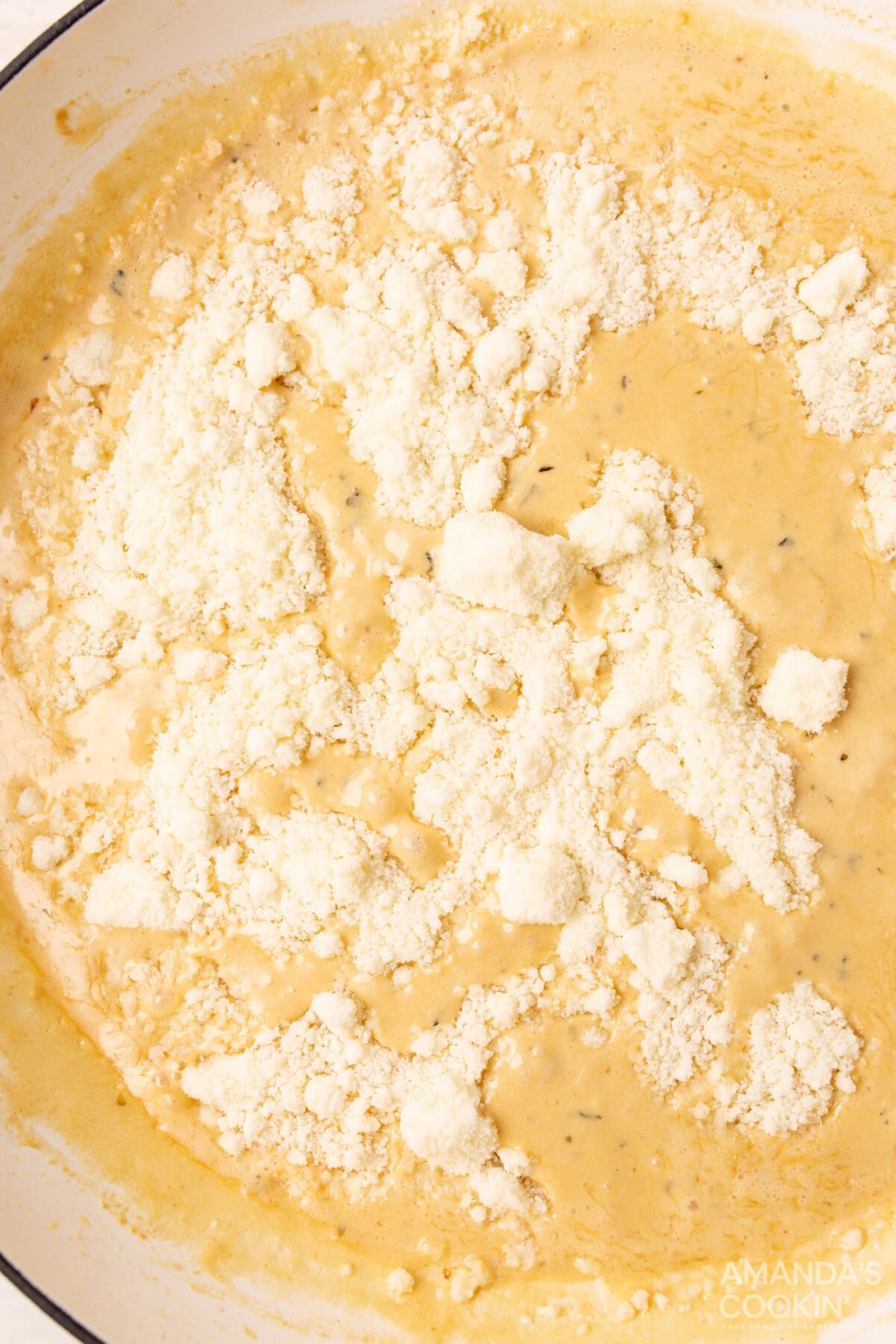 flour in alfredo sauce