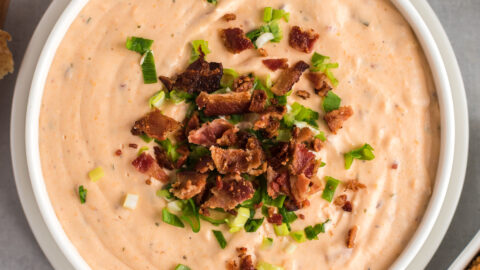 Crock Pot Crack Dip (addicting bacon cheddar ranch!) - Kitchen Gidget