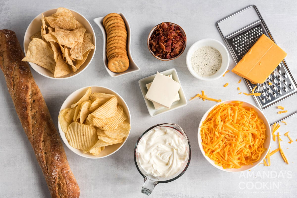 Crockpot Cheese Dip ingredients