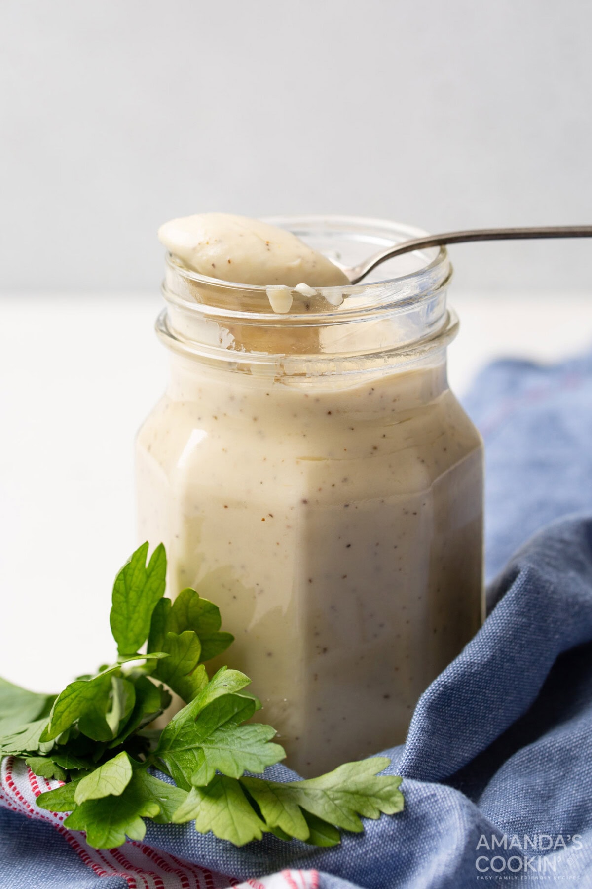 jar of Homemade Cream of Chicken Soup