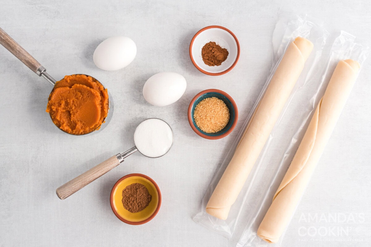 ingredients for Pumpkin Hand Pies