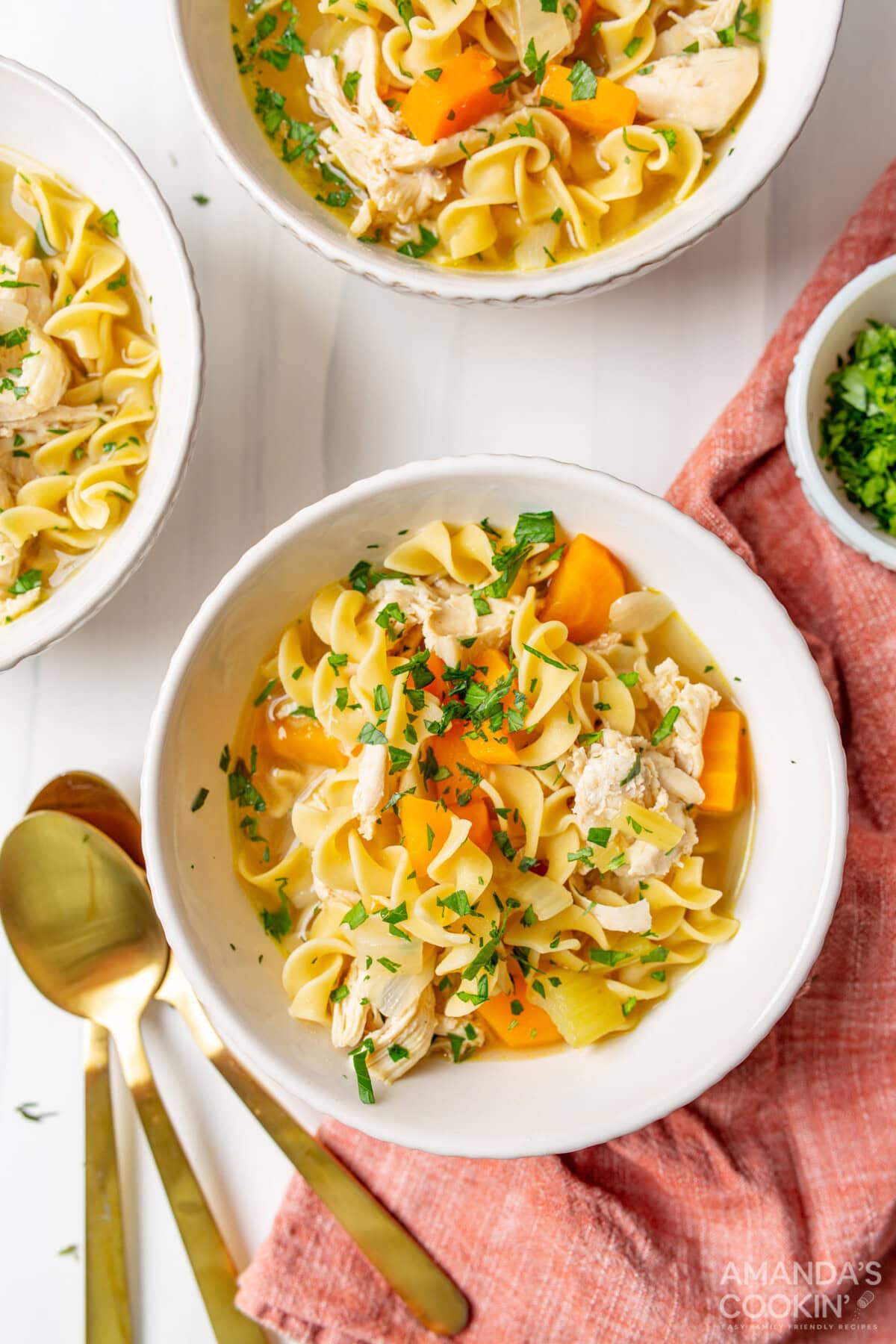 bowl of homemade Chicken Noodle Soup