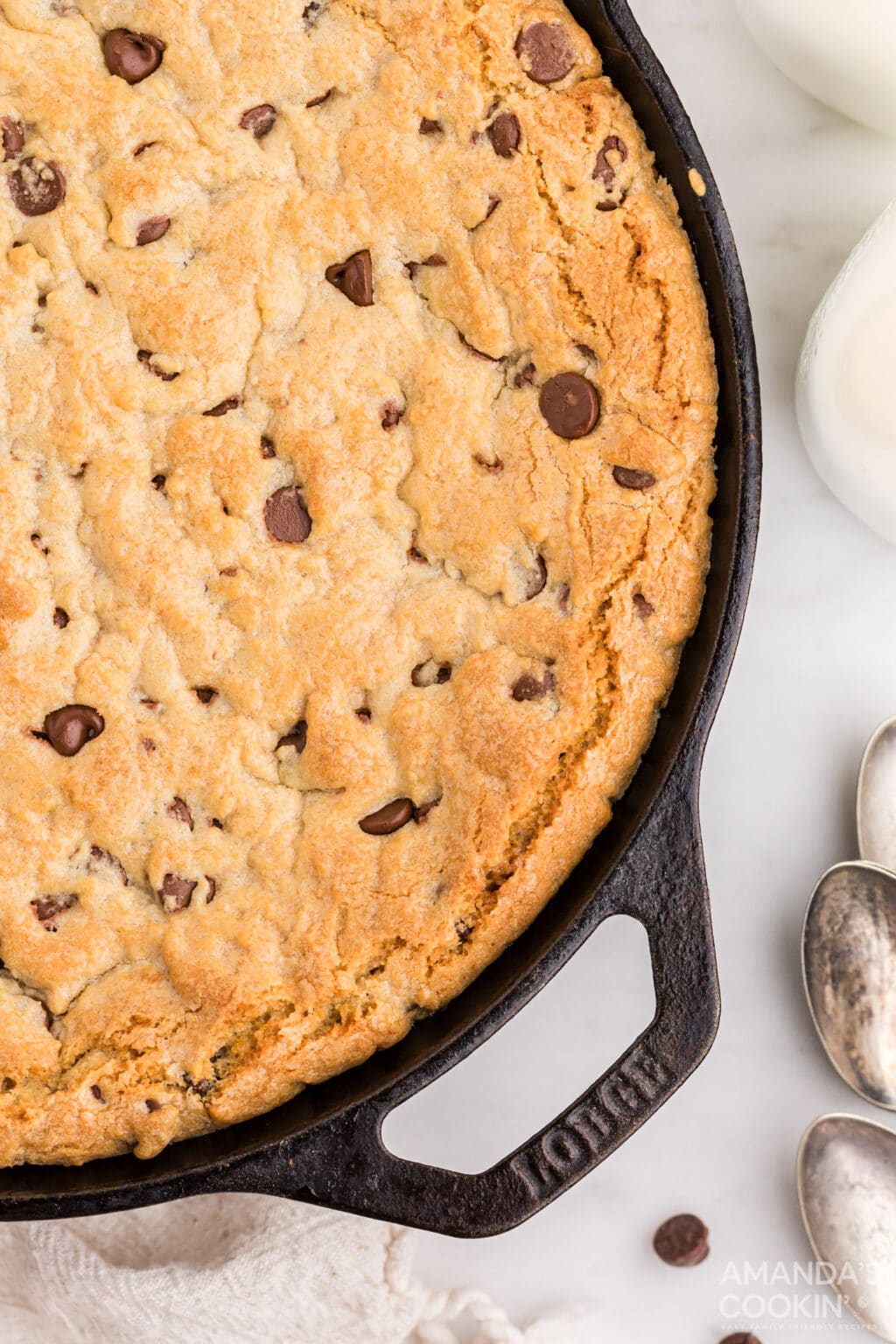Skillet Chocolate Chip Cookie