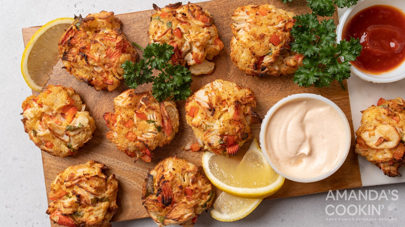 This oil-free air fryer method for making crab cakes takes the mess out of the process while produci