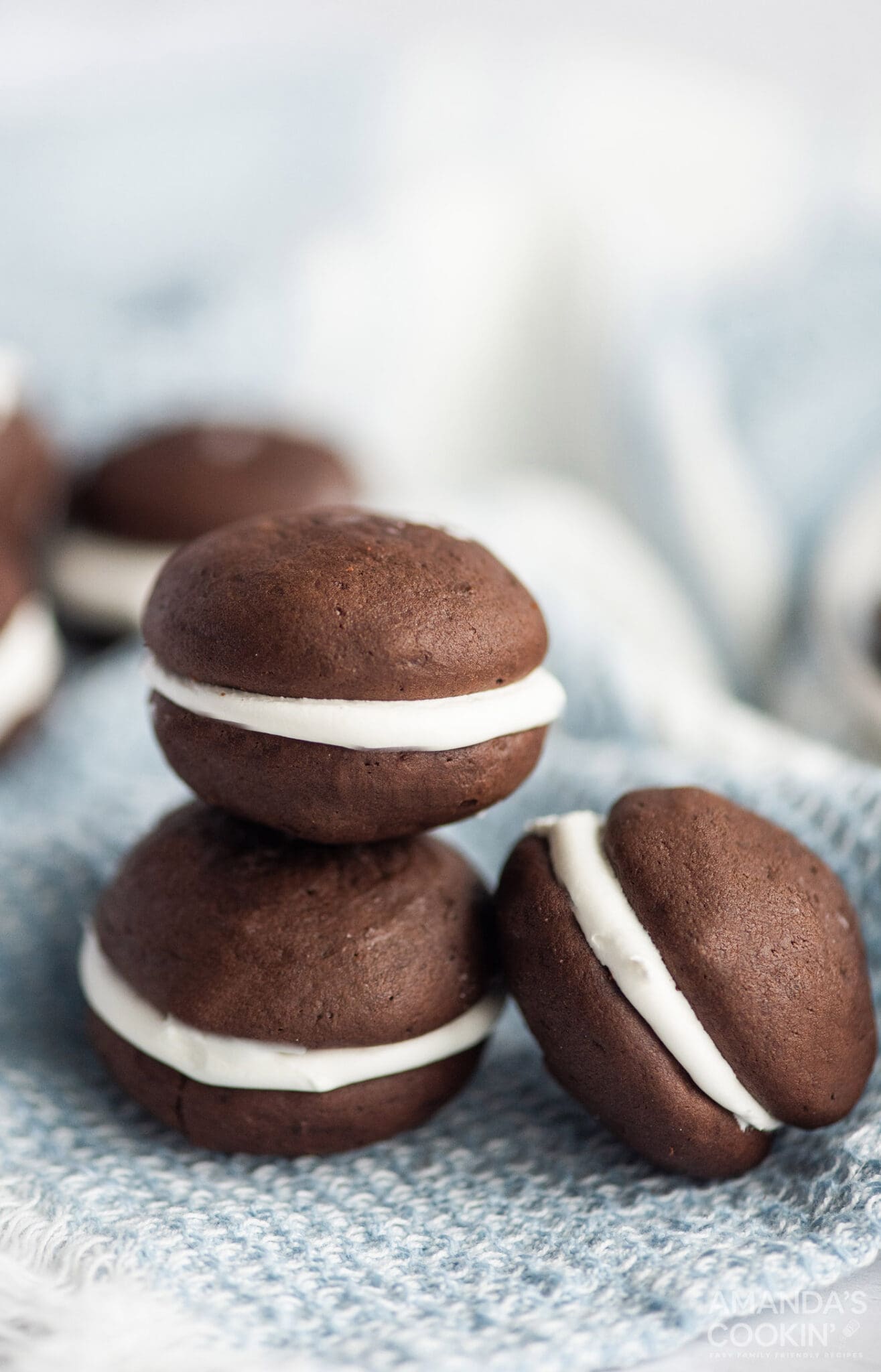 3 Chocolate Whoopie Pies