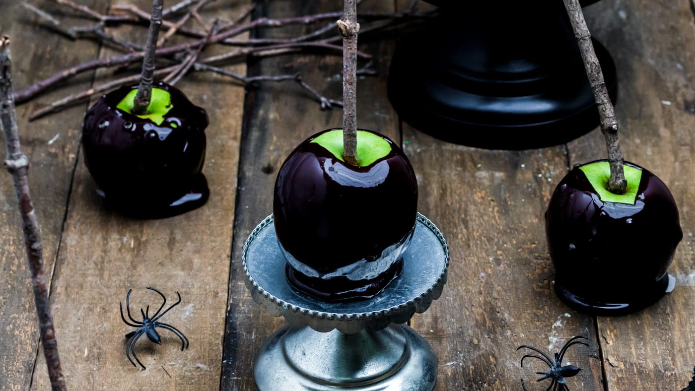 When you take a bite of this poison candy apple, prepare to be enchanted with wickedly sweet candy c