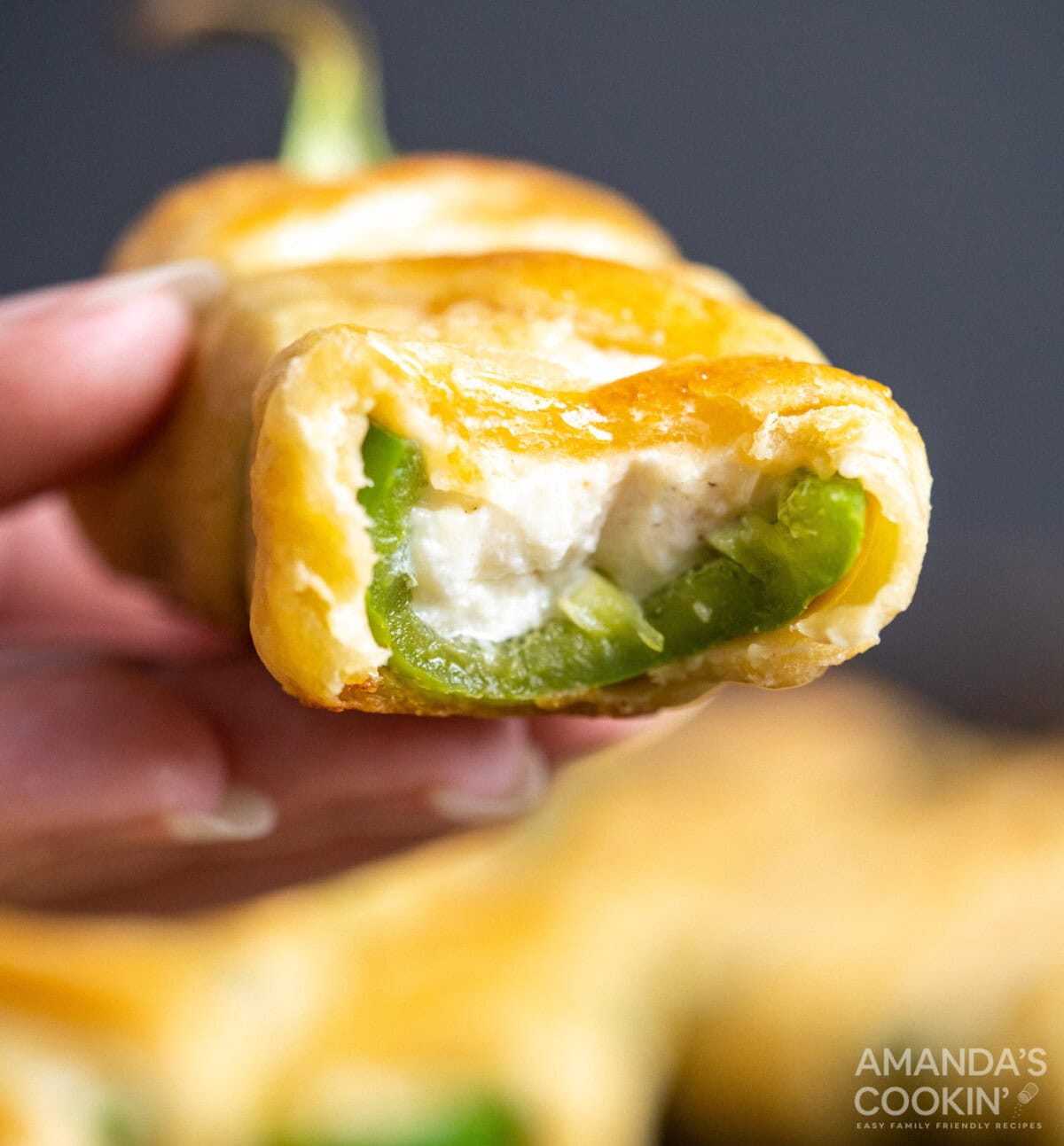 bite out of a jalapeno popper