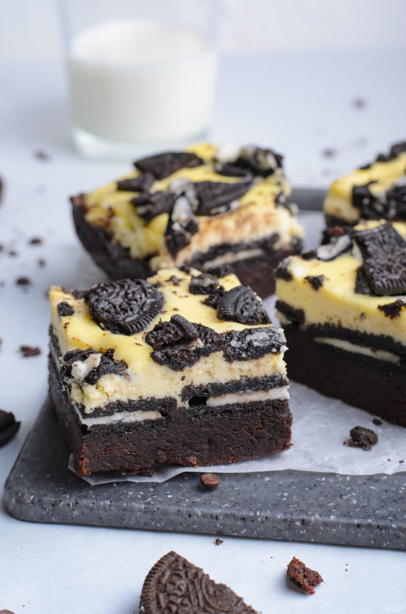 Oreo Cheesecake Brownies Amanda's Cookin' Cookies, Brownies, & Bars