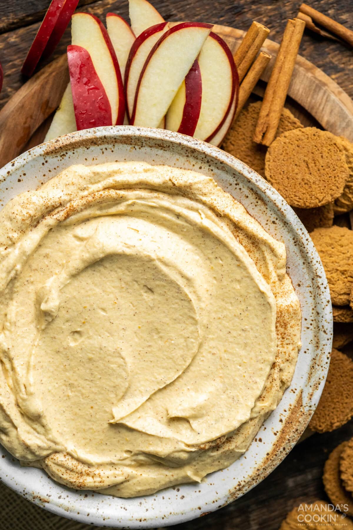 bowl of Pumpkin Pie Dip