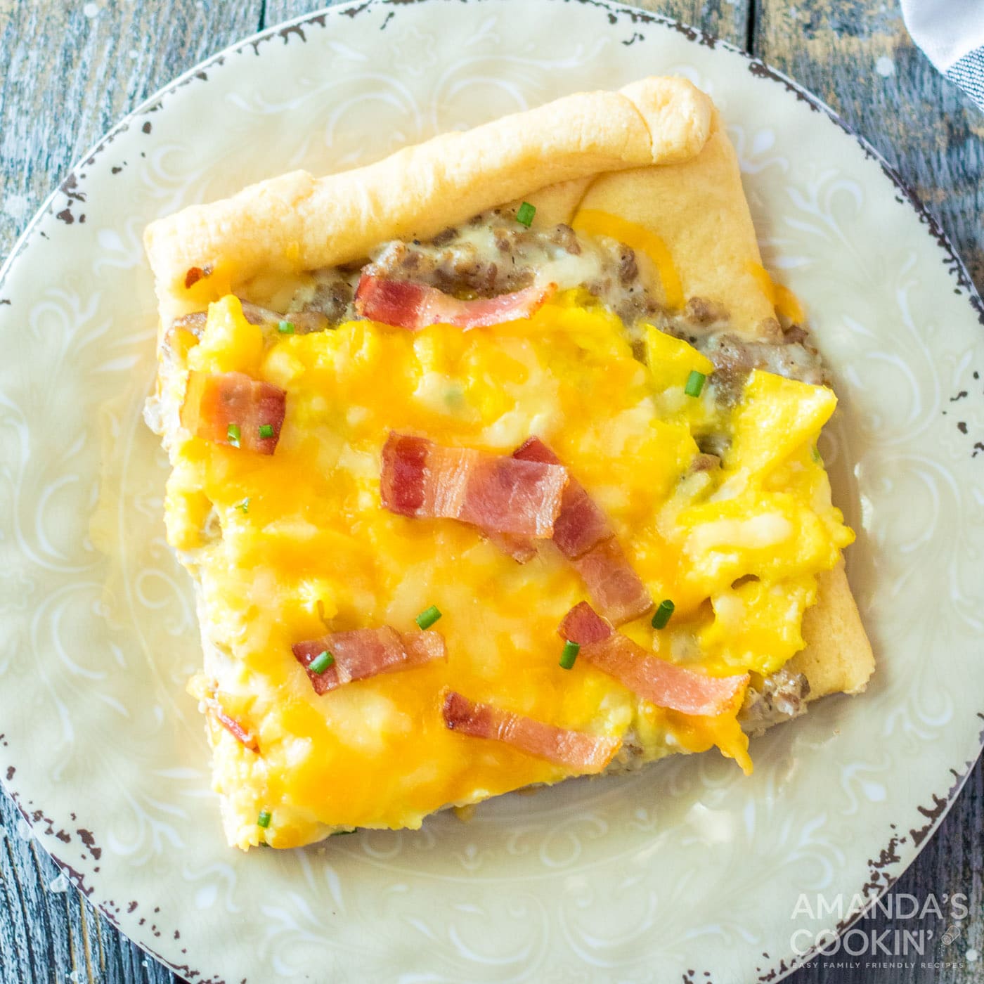 Toaster-Oven One-Pan Breakfast