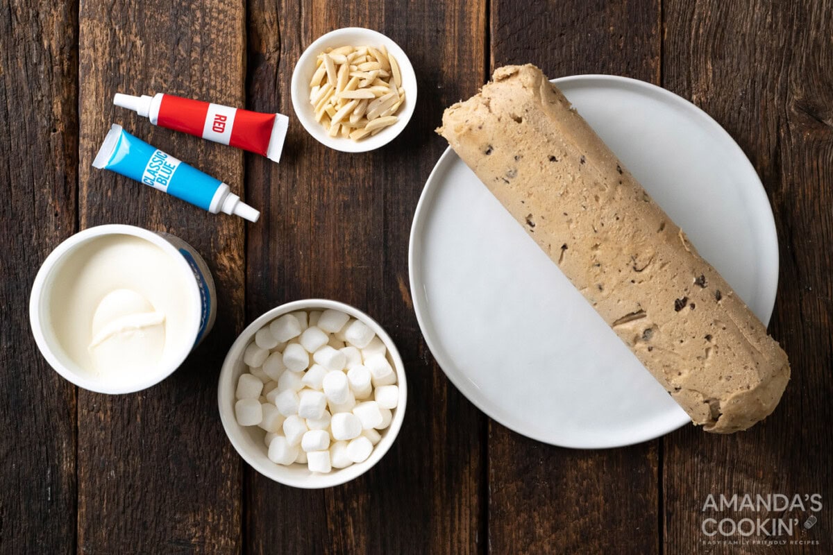 ingredients for Vampire Sandwich Cookies