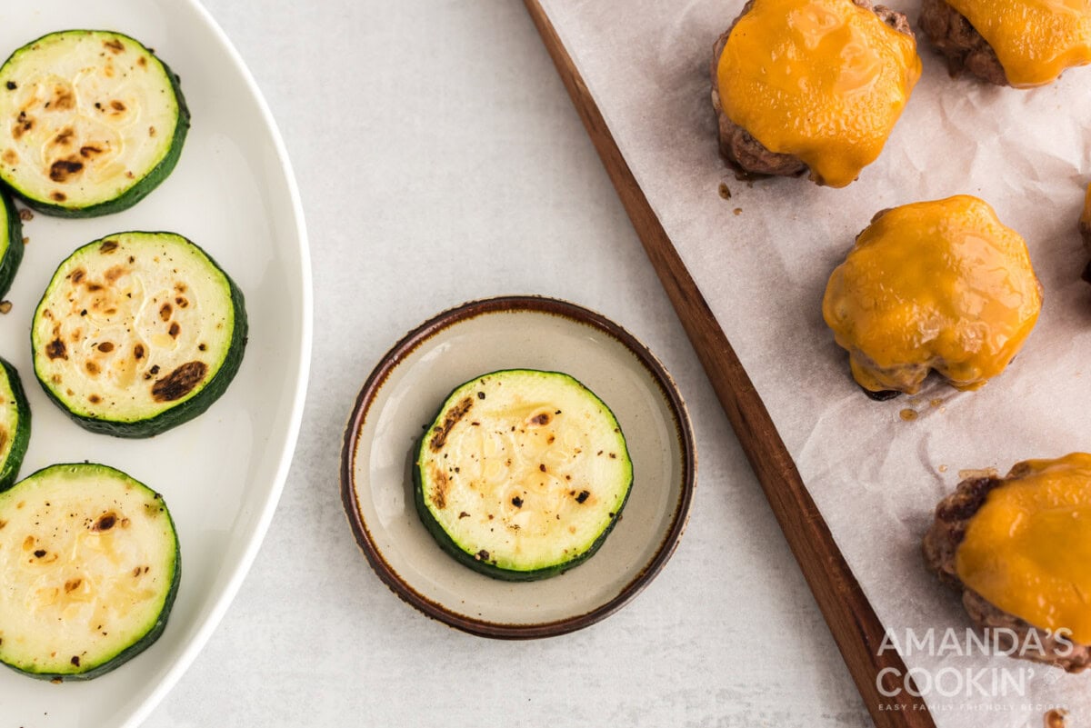 zucchini slice in a small bowl
