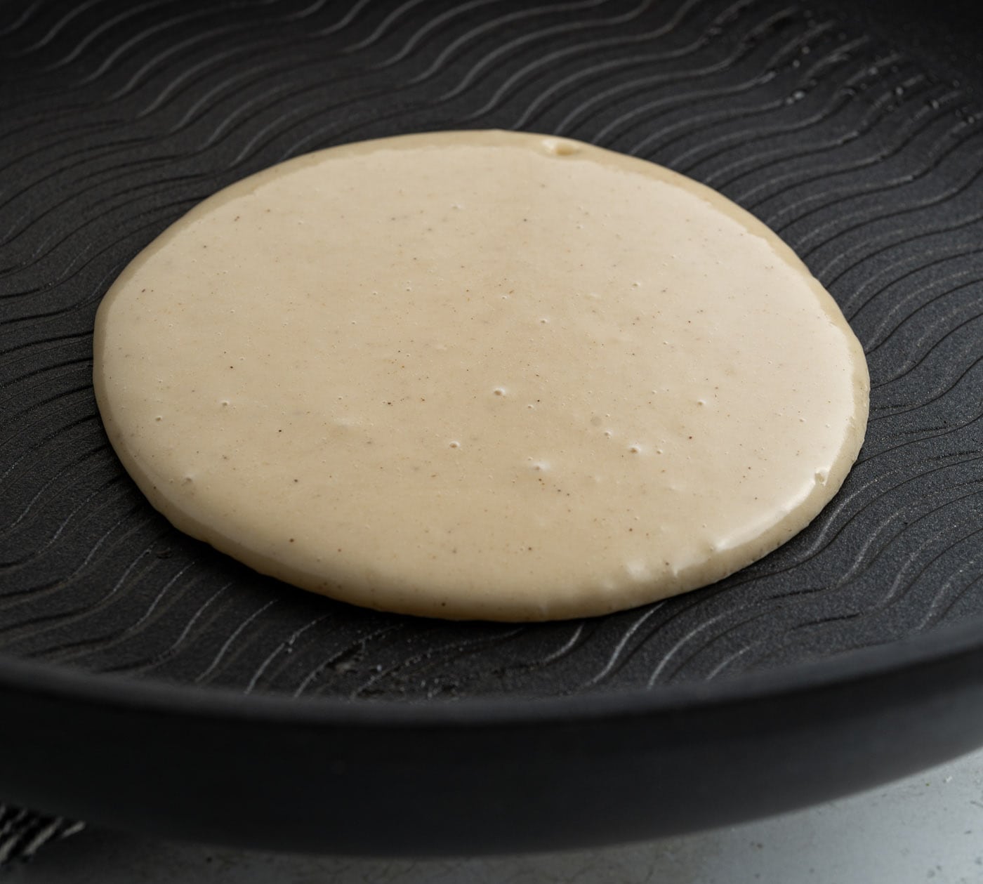 pancake on a griddle