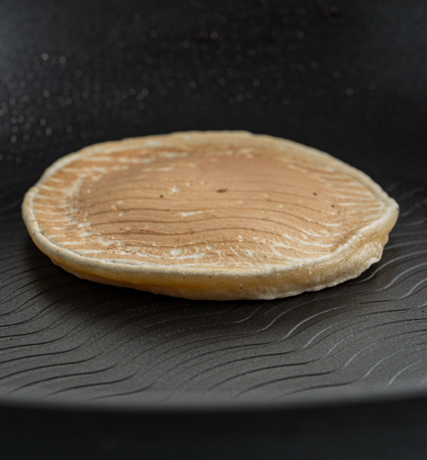pancake on a griddle