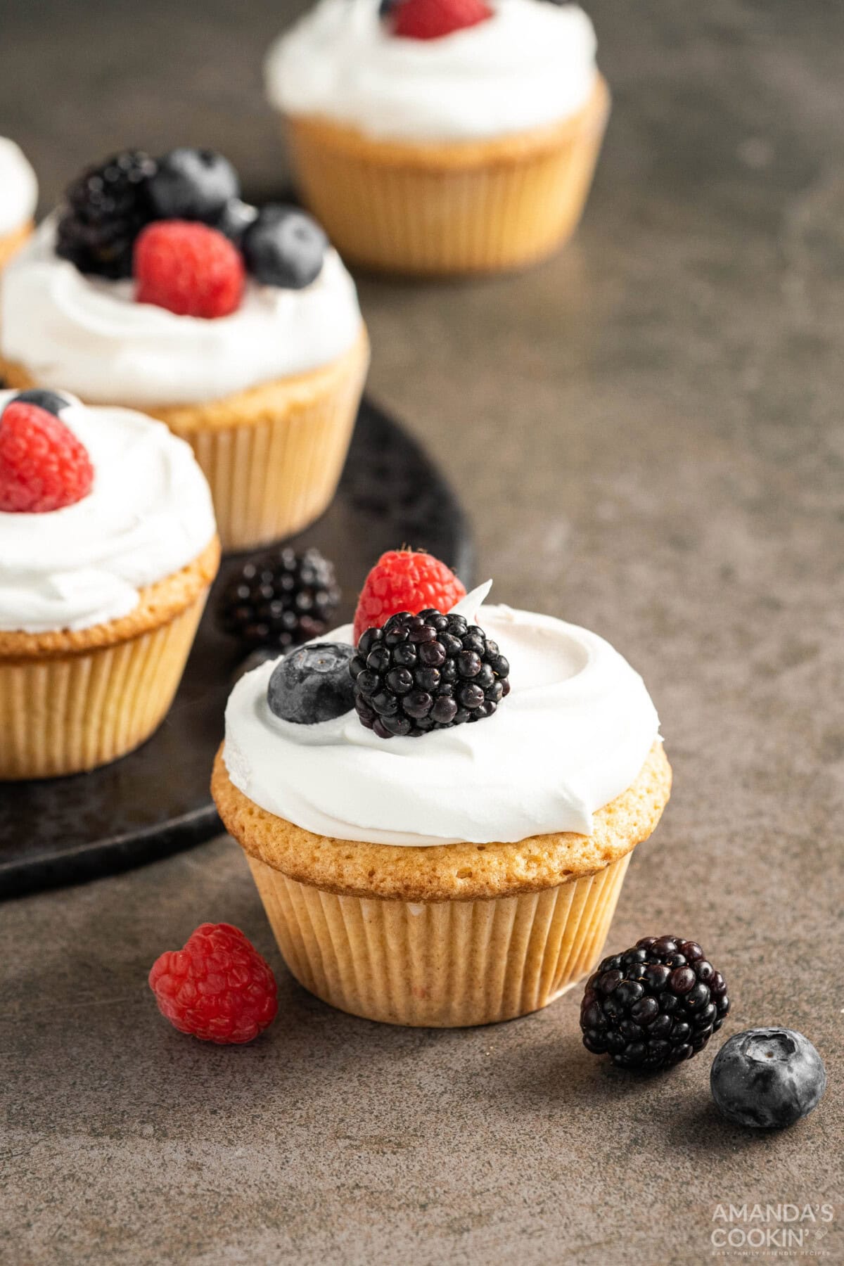 Pound Cake Cupcakes